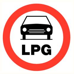 LPG auto verboden